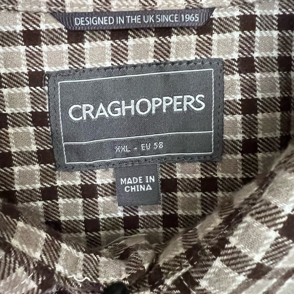 Craghopper Flannel - Brown/Tan - Picture 4 of 10